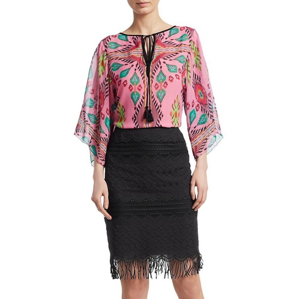 Nanette Lepore 100% Silk Mayaguna Top! New w Tags